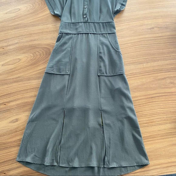 Army green dress - Picture 3 of 9